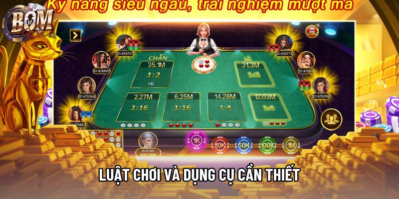 Luật chơi và dụng cụ cần thiết Luật chơi và dụng cụ cần thiết