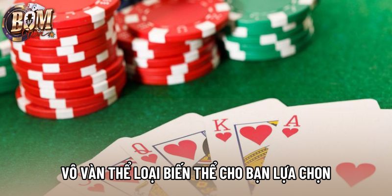 Vô vàn thể loại biến thể cho bạn lựa chọn